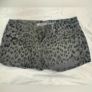 3/$25 Animal Print Denim Shorts